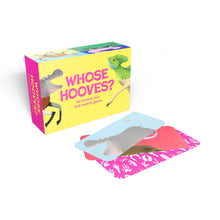 Load image into Gallery viewer, Whose Hooves?: An animal mix and match card game