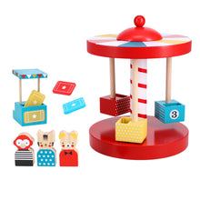 Load image into Gallery viewer, Merry-Go-Round Wooden Carousel