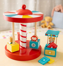 Load image into Gallery viewer, Merry-Go-Round Wooden Carousel