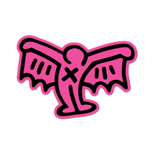 Load image into Gallery viewer, Keith Haring Pink Pop Shop Devil Die-Cut Sticker