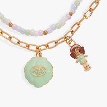 Load image into Gallery viewer, Alex and Ani - Polly Pocket™ 2 Row Charm Bracelet: Gold