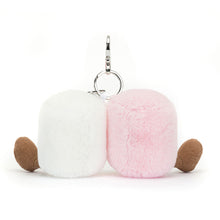 Load image into Gallery viewer, Amuseable Pair of Marshmallows | Bag Charm