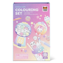Load image into Gallery viewer, Pastel Colouring Set - Kawaii Cafe