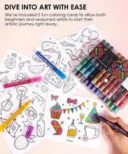 Load image into Gallery viewer, Iridescent Glitter Acrylic Paint Markers