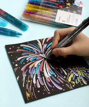 Load image into Gallery viewer, Grabie | Dual Tone Iridescent Glitter Acrylic Paint Marker - 8 pack