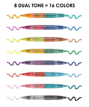 Load image into Gallery viewer, Grabie | Dual Tone Iridescent Glitter Acrylic Paint Marker - 8 pack