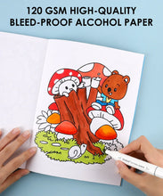Load image into Gallery viewer, Grabie | Whimsical Wild Friends Coloring Book