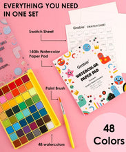 Load image into Gallery viewer, Grabie | All-In-One Watercolor Set of 48