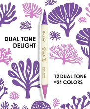 Load image into Gallery viewer, Grabie | Dual Tone Brush Tip Acrylic Paint Marker (12)