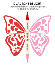 Load image into Gallery viewer, Grabie | Dual Tone Brush Tip Acrylic Paint Marker (12)