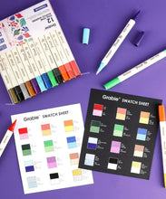 Load image into Gallery viewer, Grabie | Dual Tone Brush Tip Acrylic Paint Marker (12)