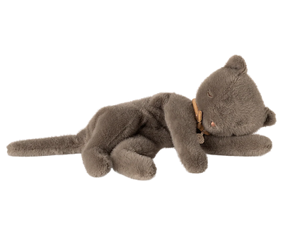 Maileg Sleeping kitten plush - grey