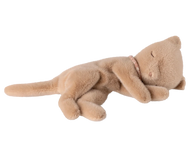 Maileg Sleeping Kitten- Cream Peach