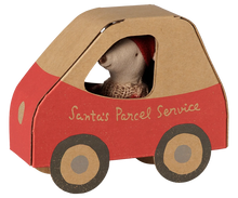 Load image into Gallery viewer, Christmas Mouse Little Sister in Car box