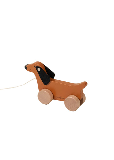 Wooden Dog Pull Toy