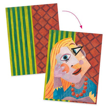 Load image into Gallery viewer, Collage &amp; Stickers | Inspired By Square Heads - Pablo Picasso