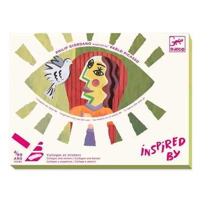 Collage & Stickers | Inspired By Square Heads - Pablo Picasso