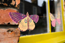 Load image into Gallery viewer, Colorful Butterfly Sewn Garland