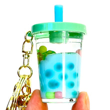 Load image into Gallery viewer, Pastel Boba Floaty Keychain