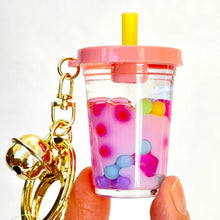 Load image into Gallery viewer, Pastel Boba Floaty Keychain