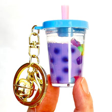 Load image into Gallery viewer, Pastel Boba Floaty Keychain