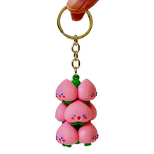 Load image into Gallery viewer, Peach Bundle Key Chain