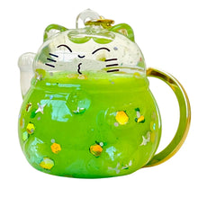 Load image into Gallery viewer, Colorful Maneki Cat Floaty Charm