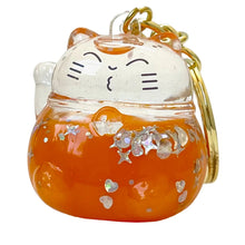 Load image into Gallery viewer, Colorful Maneki Cat Floaty Charm