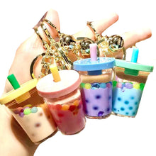 Load image into Gallery viewer, Pastel Boba Floaty Keychain