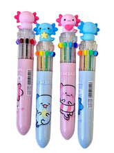 Load image into Gallery viewer, Axolotl 10 Color Gel Pen