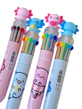 Load image into Gallery viewer, Axolotl 10 Color Gel Pen