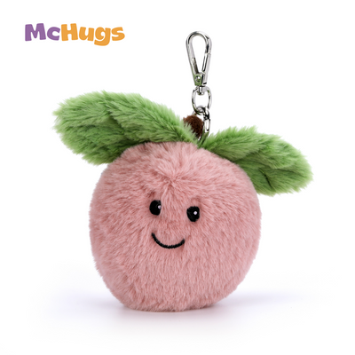 Peach Bag Charm