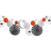 Load image into Gallery viewer, Halloween Honeycomb Shapes Garland