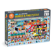 Load image into Gallery viewer, All Aboard! Search &amp; Find Puzzle | 64pc