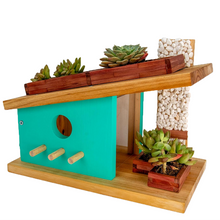 Load image into Gallery viewer, Modern Birdhouse Woodworking Kit