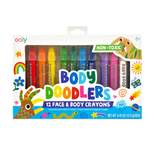Load image into Gallery viewer, Body Doodlers - Face &amp; Body Crayons - Set of 12