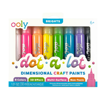 Load image into Gallery viewer, Dot-a-Lot 3D Dimensional Craft Paint - Brights - Set of 8