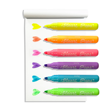 Load image into Gallery viewer, Heart Pops | Neon Highlighters