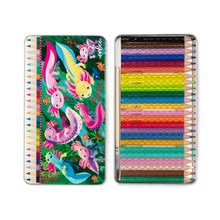 Load image into Gallery viewer, Axolotl 24 Mini Watercolor Pencils Tin
