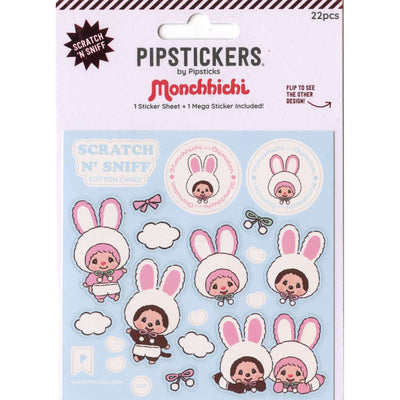 Monchhichi Bunny Scratch N' Sniff