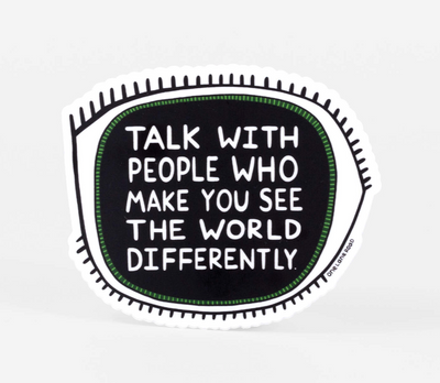 Talk with People Sticker