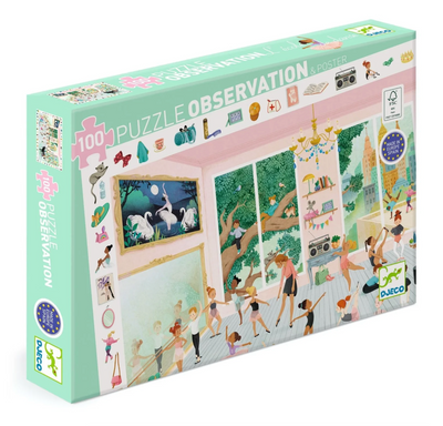 The dance school Observation Jigsaw Puzzle 100pc DJECO