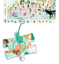 Load image into Gallery viewer, The dance school Observation Jigsaw Puzzle 100pc DJECO