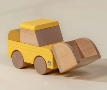 Load image into Gallery viewer, Wooden Construction Vehicle