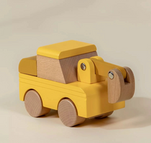 Load image into Gallery viewer, Wooden Construction Vehicle