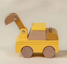 Load image into Gallery viewer, Wooden Construction Vehicle