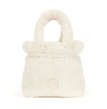 Load image into Gallery viewer, Rufferty Black and Cream Puppy Handbag