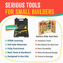 Load image into Gallery viewer, Kids Deluxe Tool Set