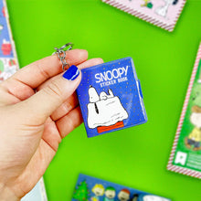 Load image into Gallery viewer, Snowy Snoopy Mini Sticker Book Keychain