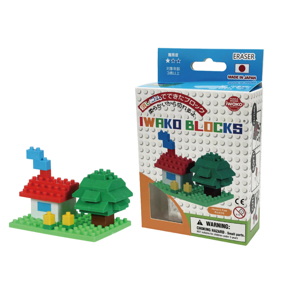 Iwako BLOCKS - Tree House - TREEHOUSE kid and craft